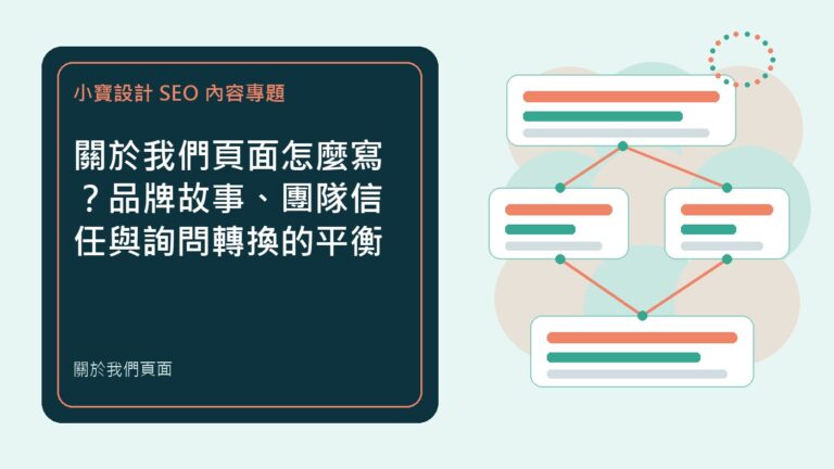 關於我們頁面｜小寶設計排程文章特色圖